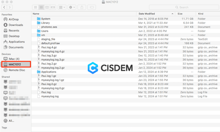 show hidden photos in finder