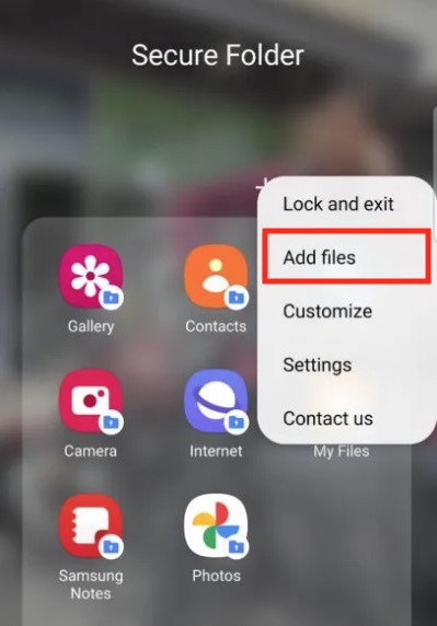 select Add files