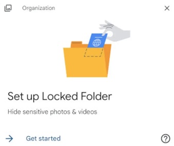 set up Locked Folder