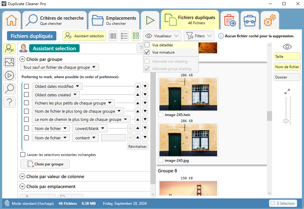 supprimer les doublons photos gratuit avec duplicate cleaner