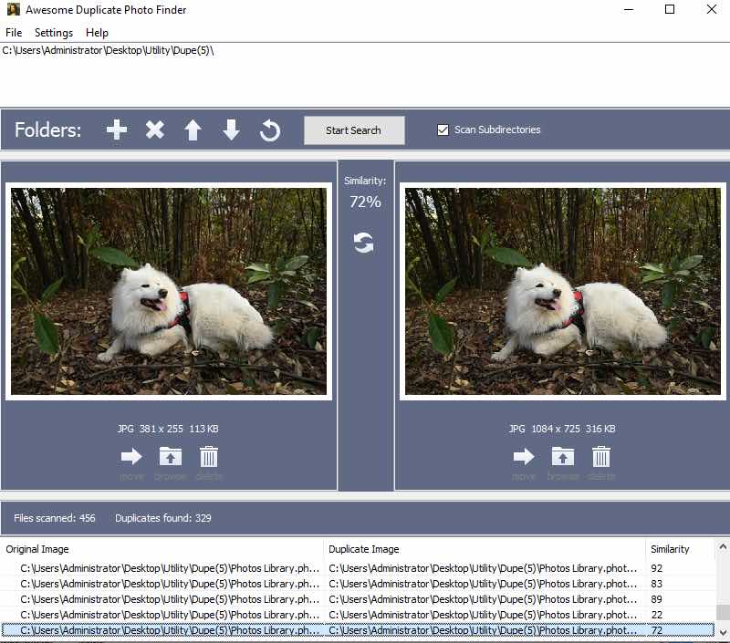 Awesome Duplicate Photo Finder
