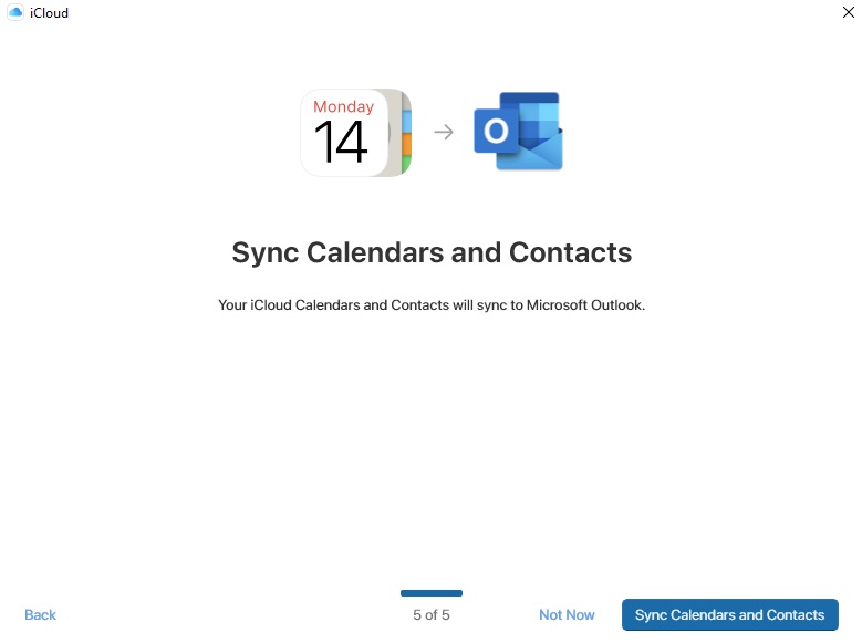 Sync Calendars and Contacts