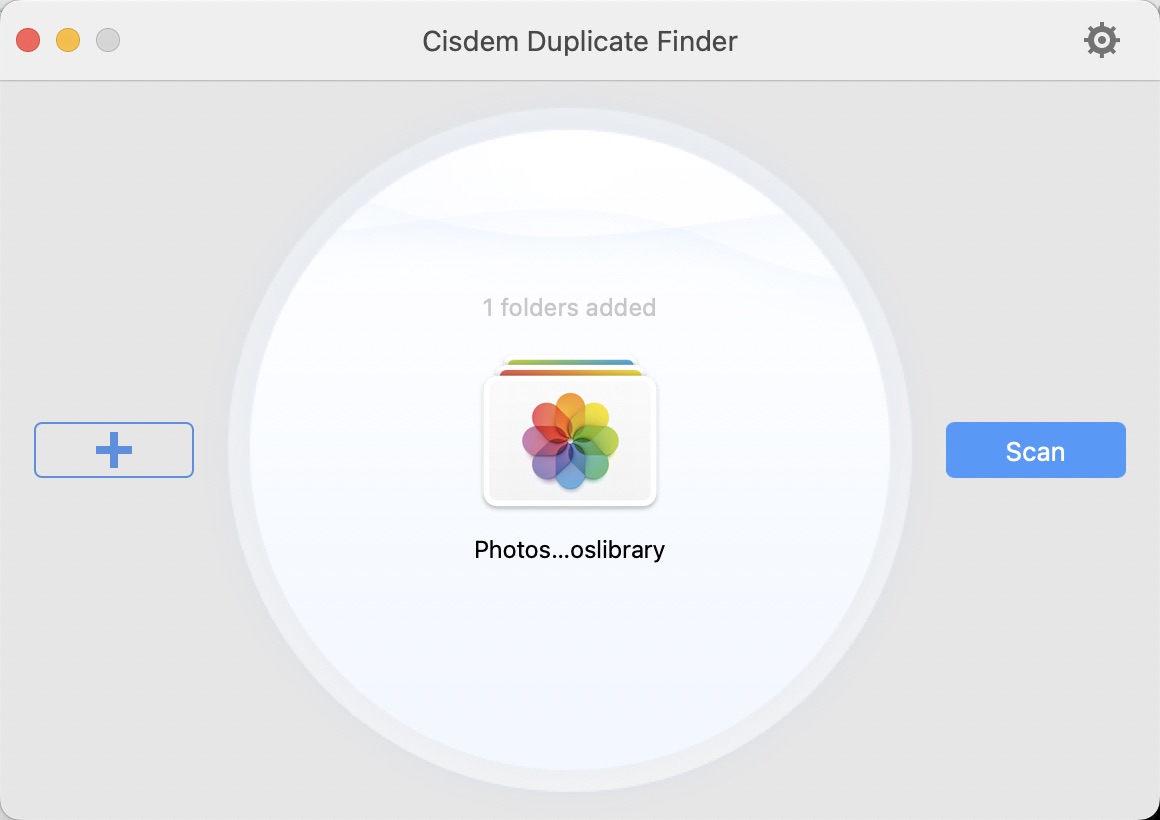 add photos library to scan 