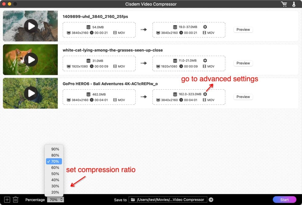 cisdem compress mov