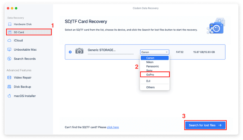 recover gopro video cisdem 01