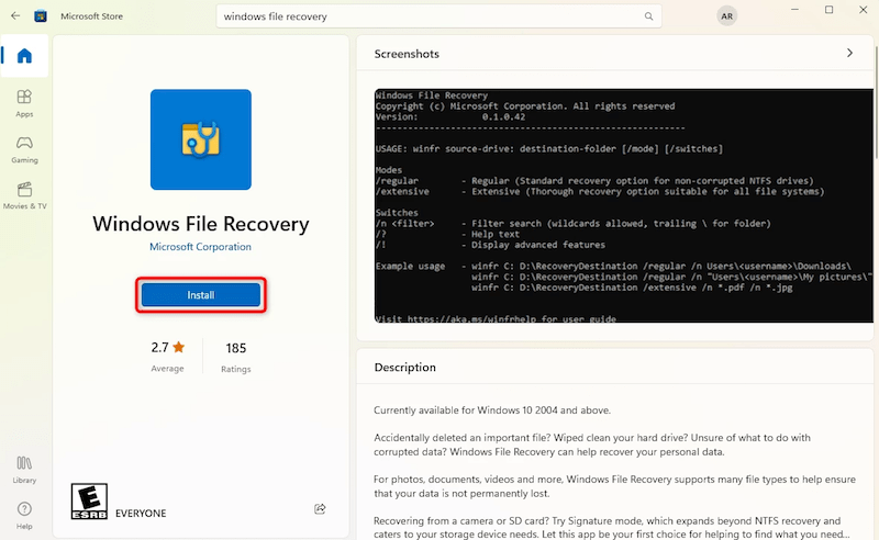 windows file recovery 01