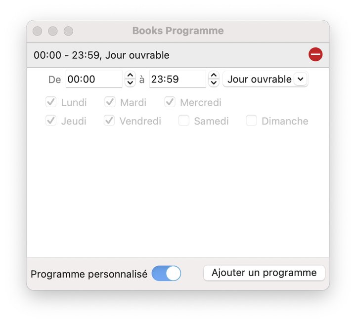 ajouter un programme