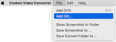 add iso file on mac