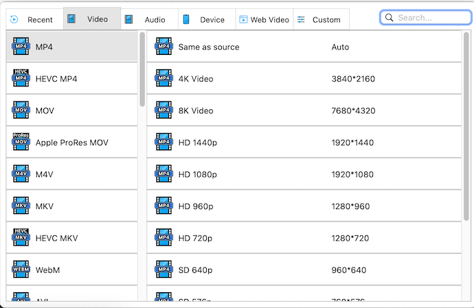 convert downloaded vimeo video to other format