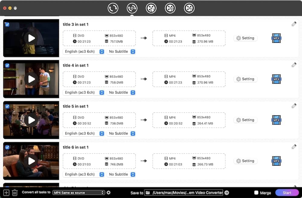 cisdem video converter step 2