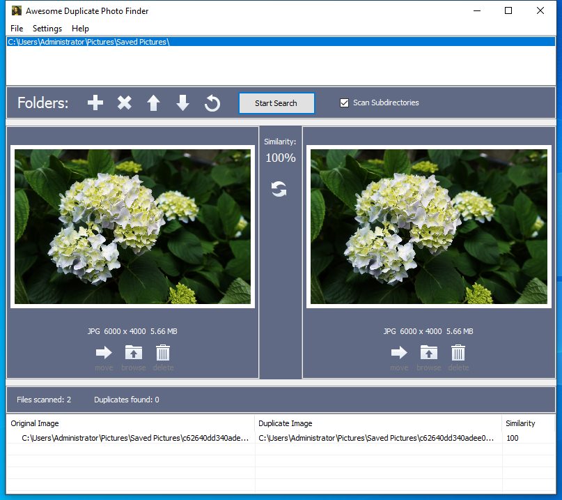 free duplicate photo finder for Windows PC