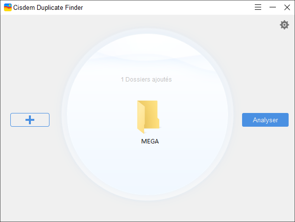 ajouter le dossier mega à Cisdem Duplicate Finder