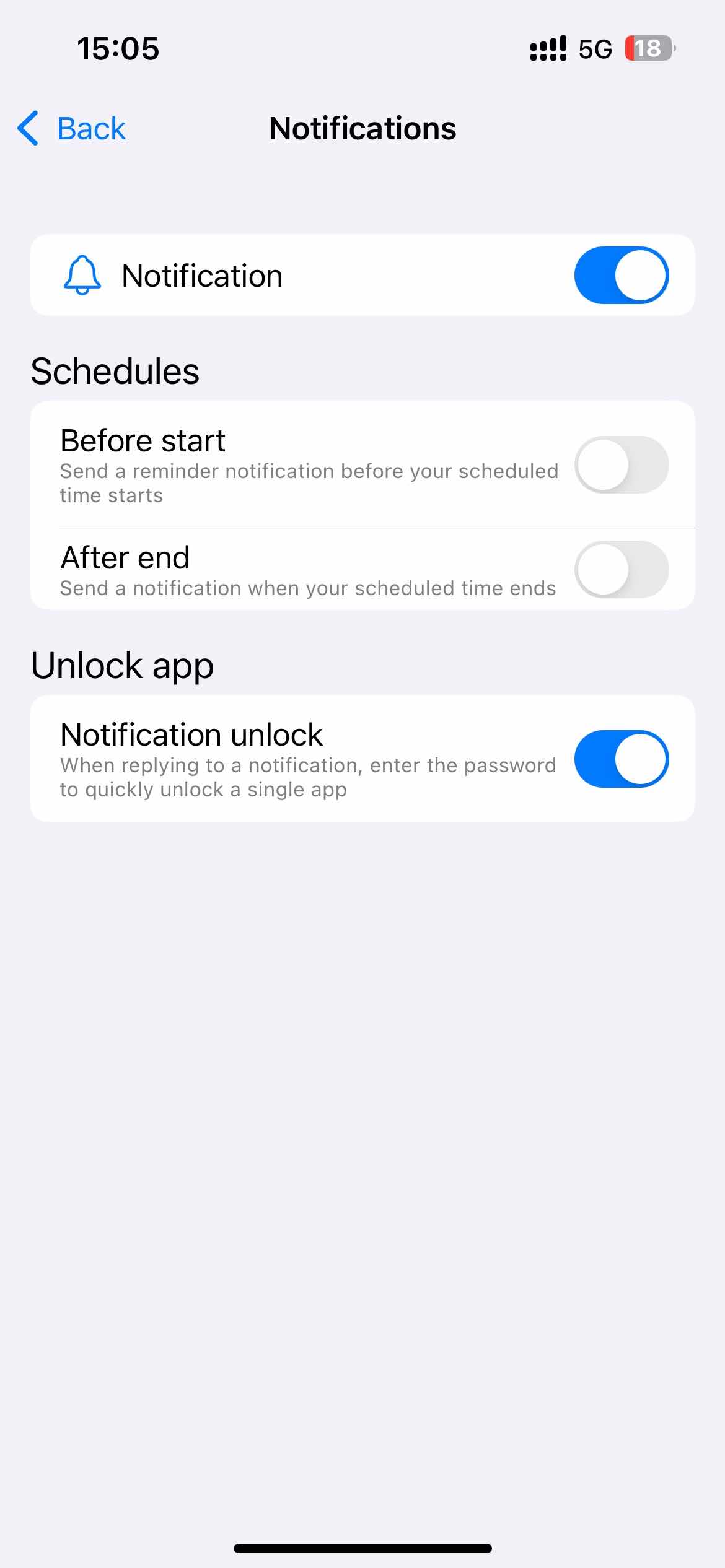 enable notifications