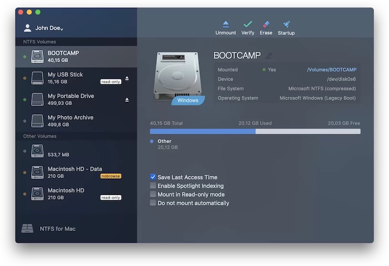 ntfs drive for mac