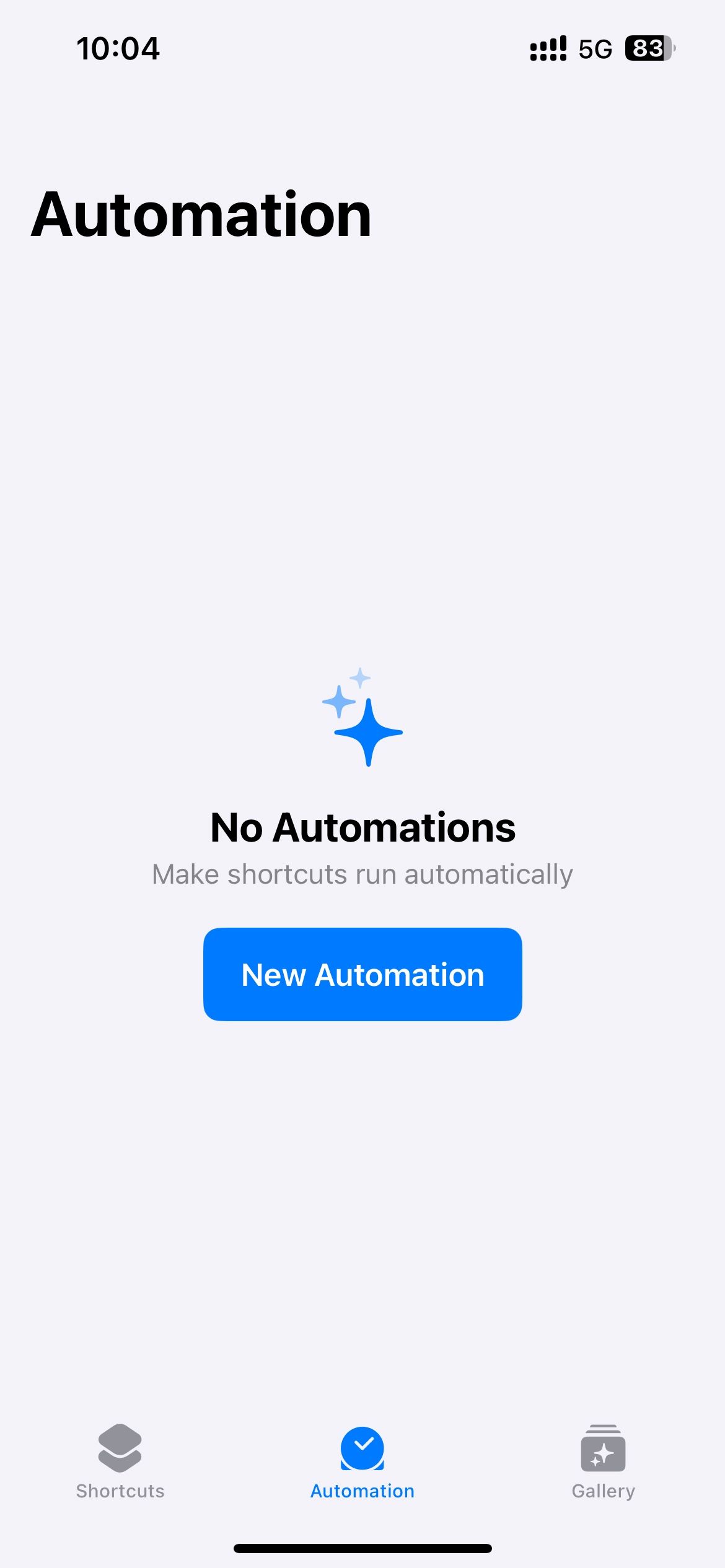 New automation