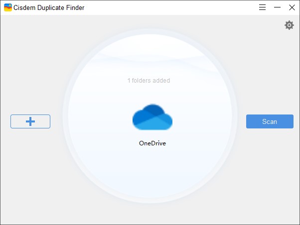 add OneDrive to Cisdem Duplicate Finder for Windows