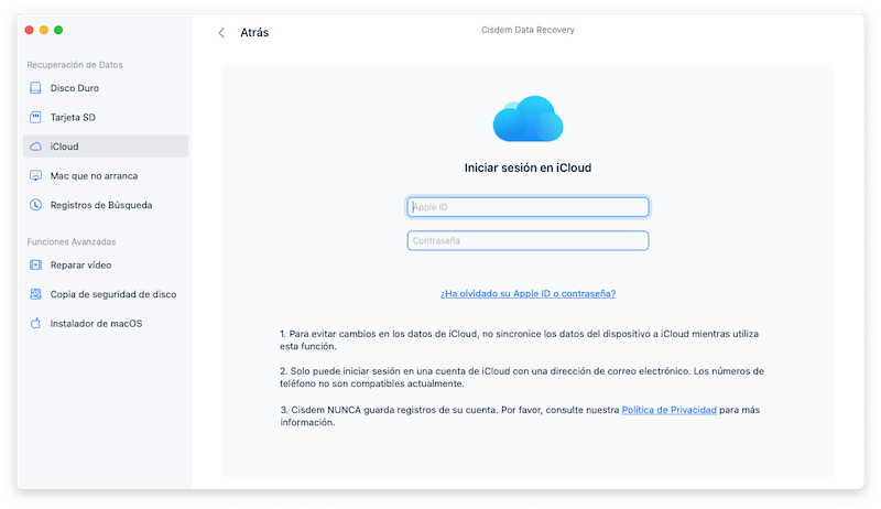 cisdem icloud recovery 02