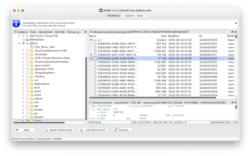 dmde recovery