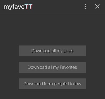 download from a user you follow