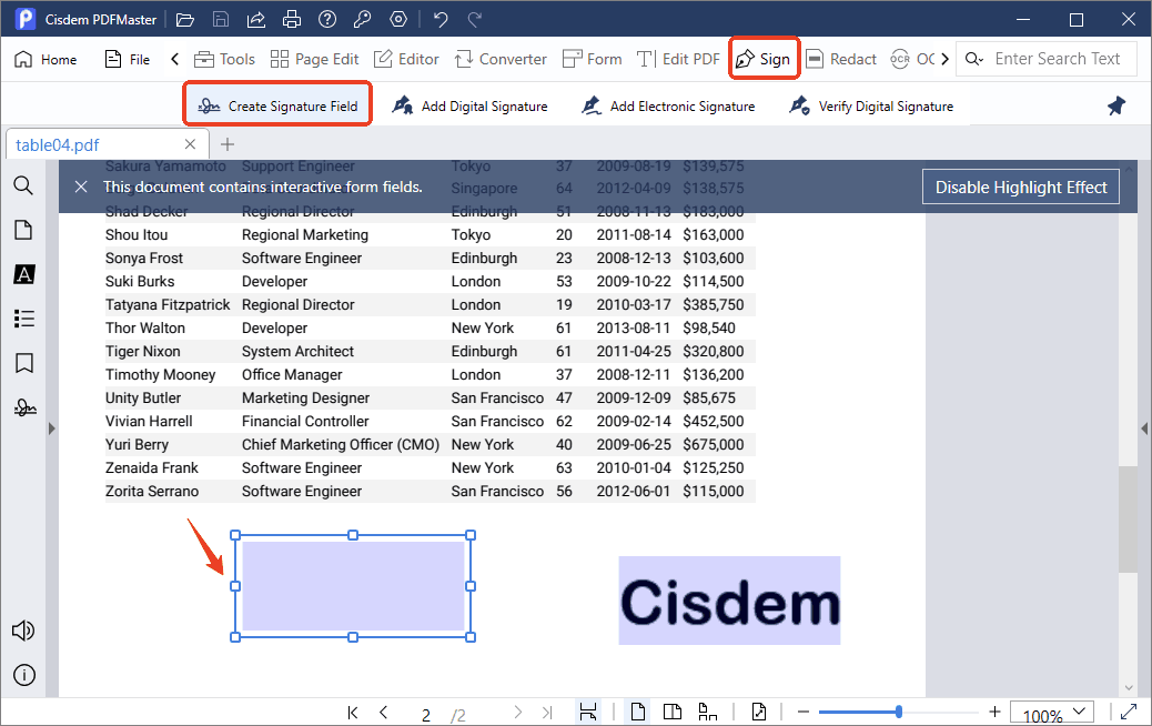 sign a secured pdf cisdem07