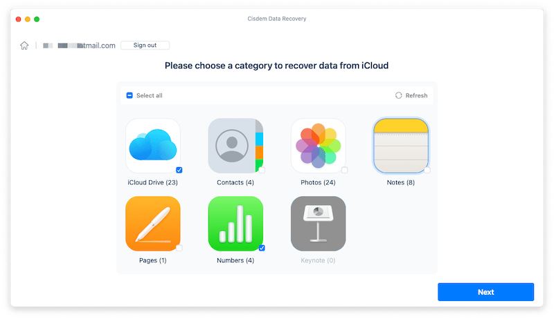 recover numbers icloud cisdem 03