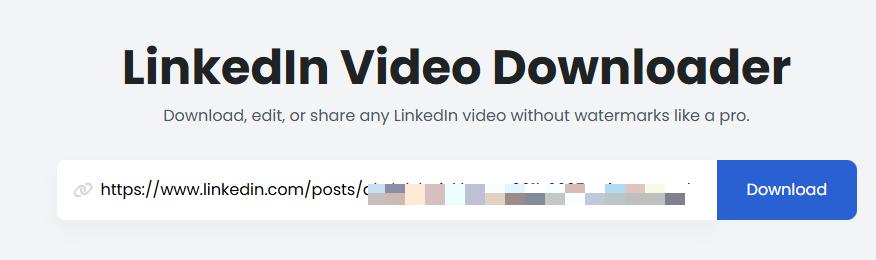 online linkedin downloader