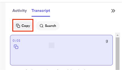 copy Loom video transcript