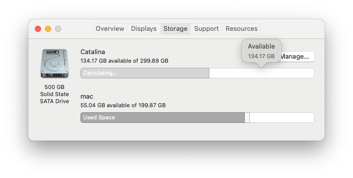 mac storage