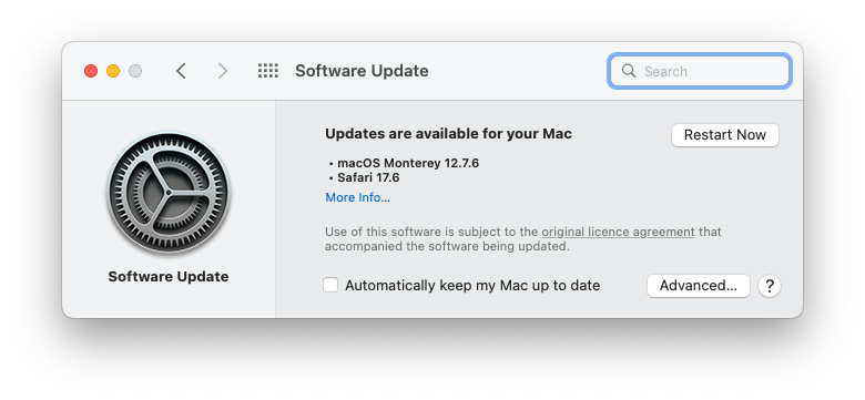 update software