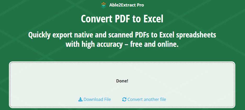 convert pdf to excel able02