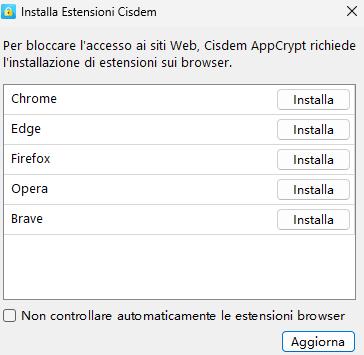 installare estensioni