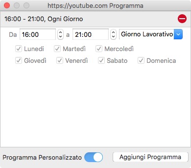 programma personalizzato