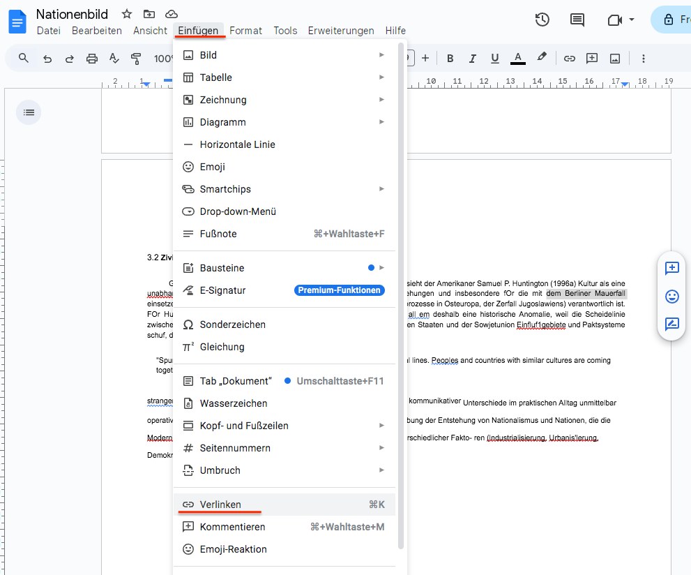 add hyperlink google docs1