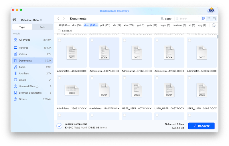 recover inaccessible document with cisdem 02