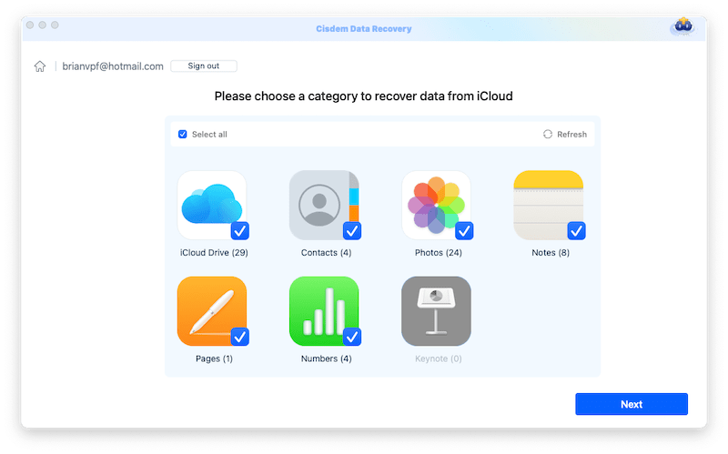 recover deleted photos cisdem icloud 02