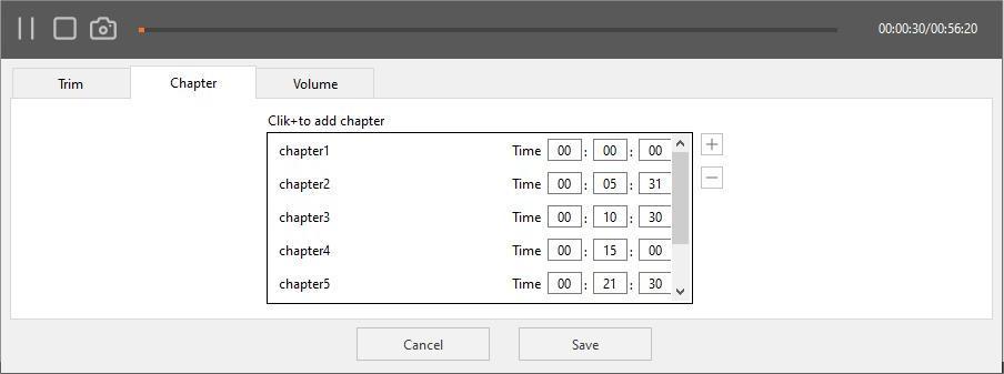 audio chapter editor