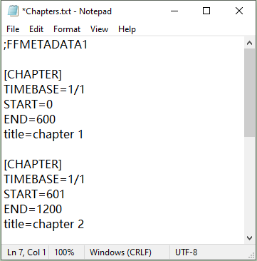 chapters txt file