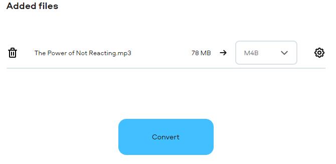 convert mp3 to m4b online