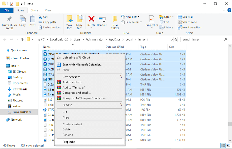recover from temp 02