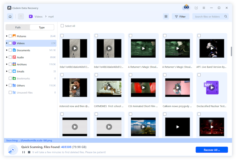 recover osmo video with cisdem 02