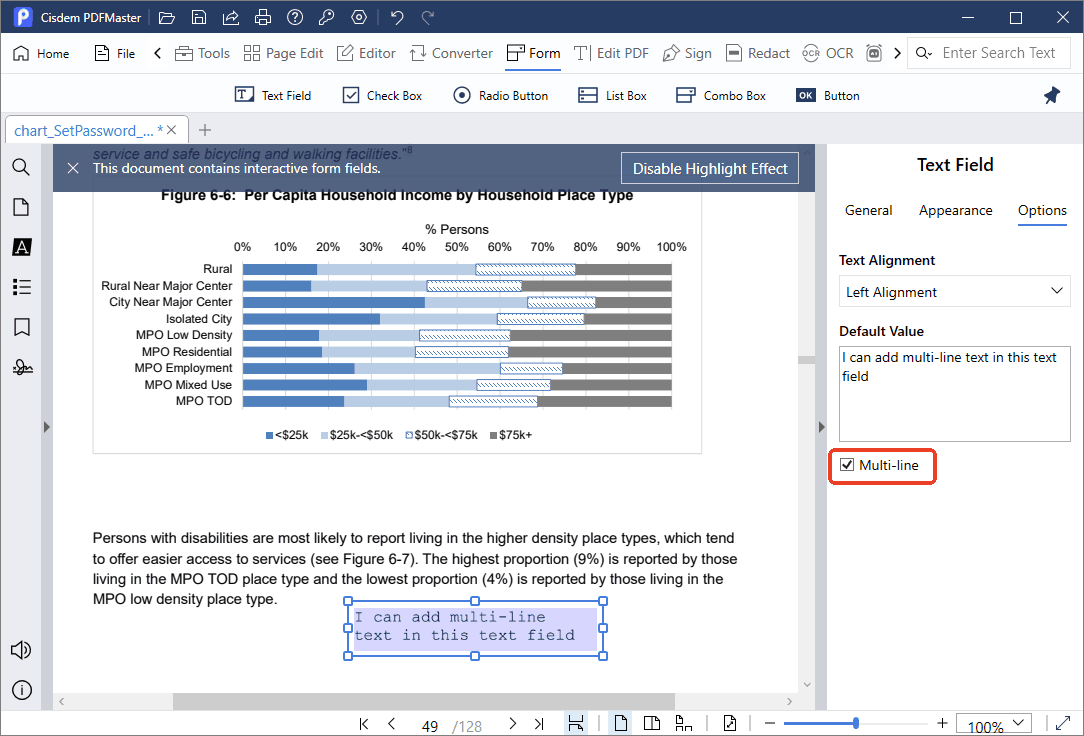 add text box to pdf cisdem04