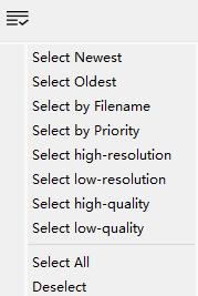select by priority