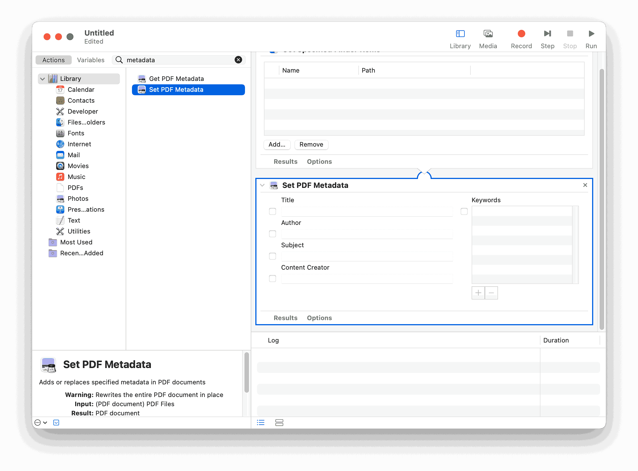 edit pdf metadata automator03