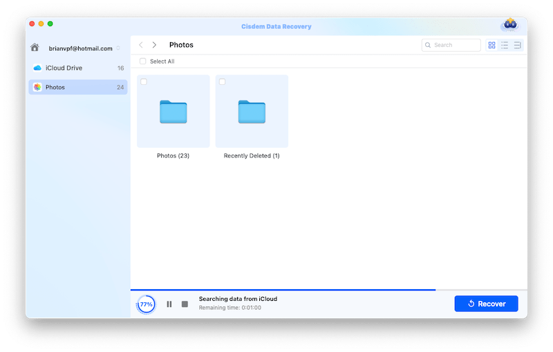 recover icloud photo cisdem 04