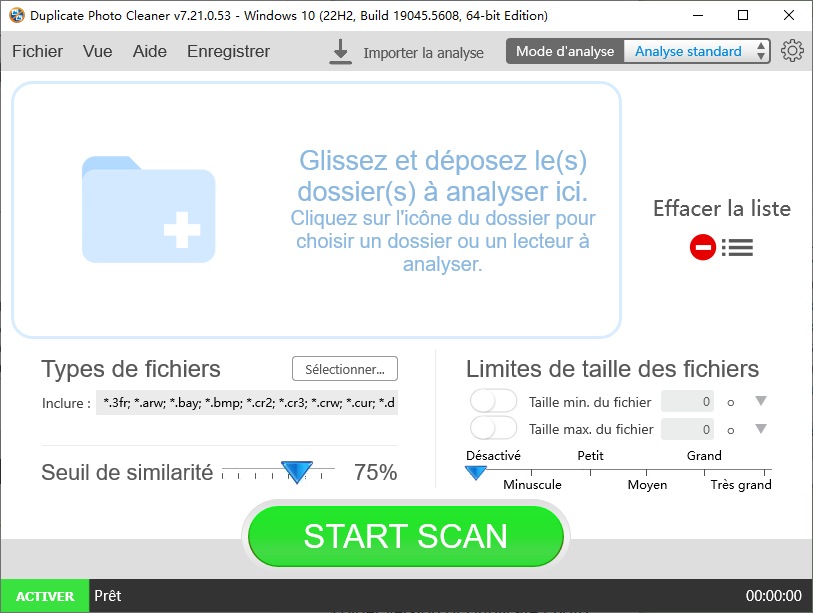 sélectionner un dossier dans Duplicate Photo Cleaner