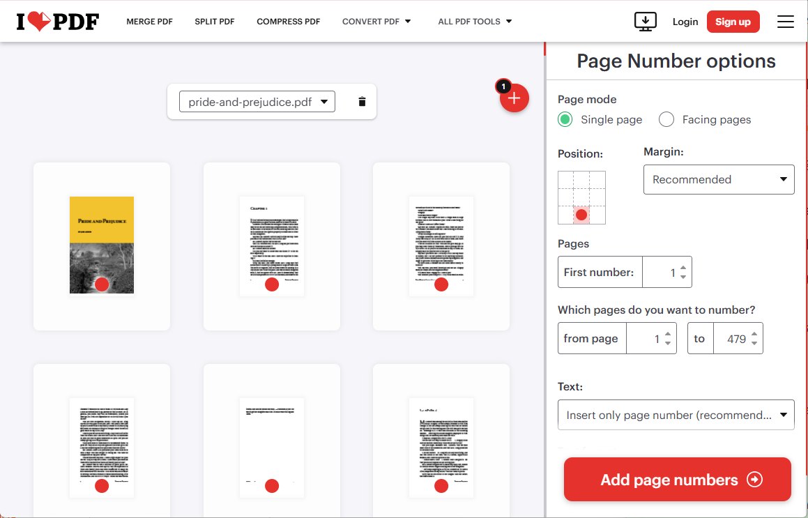add page numbers to pdf online02