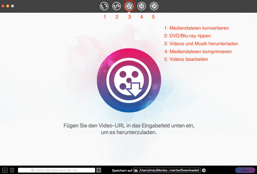 switch to the software's download interface