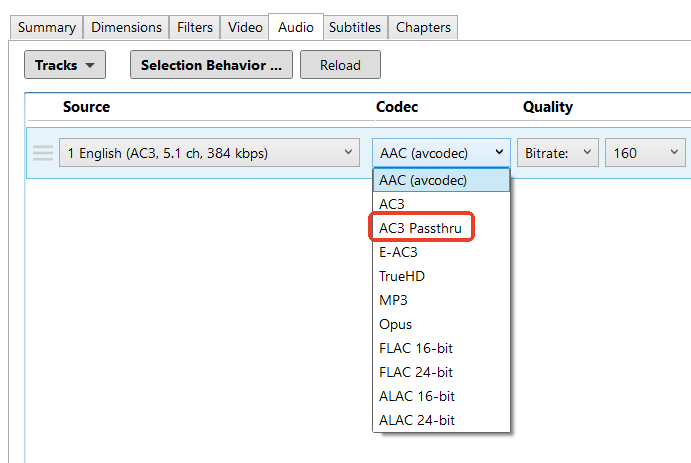 custom audio settings