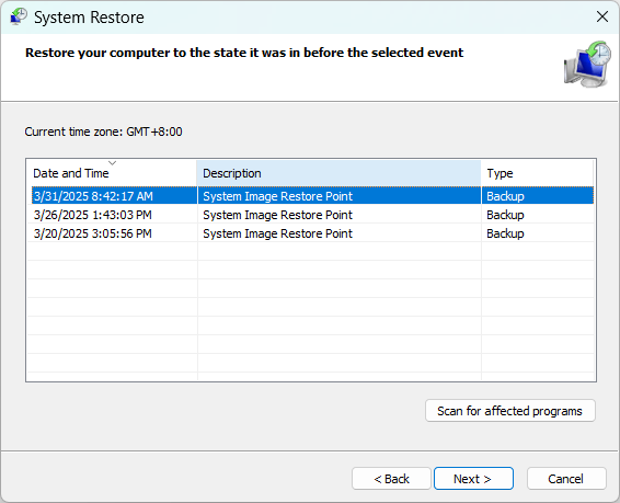 restore music picture document folders windows point02
