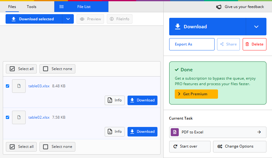 convert pdf to excel mac online free03